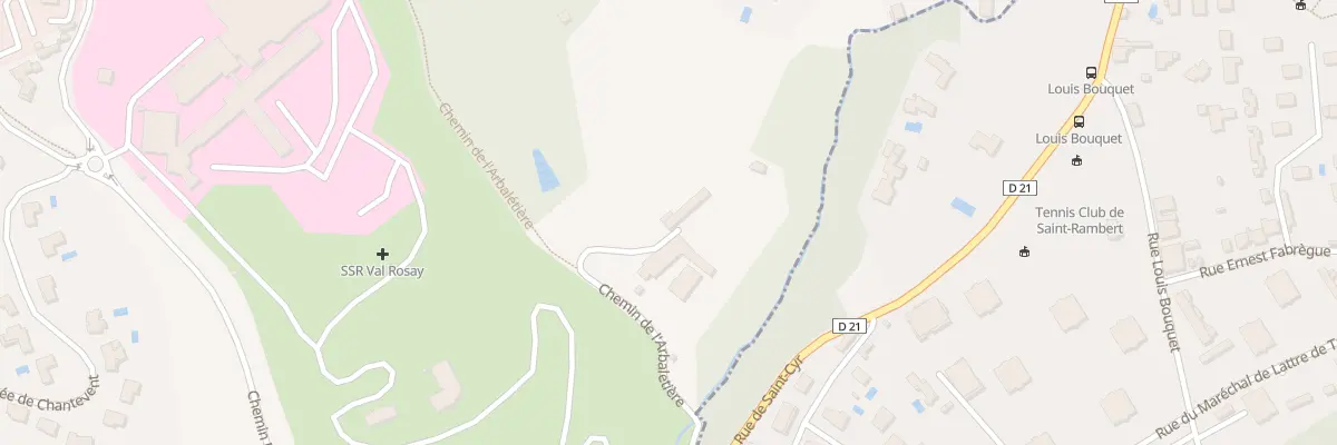 Plan du 1 Che de l’Arbaletière à Saint-Didier-au-Mont-d’Or