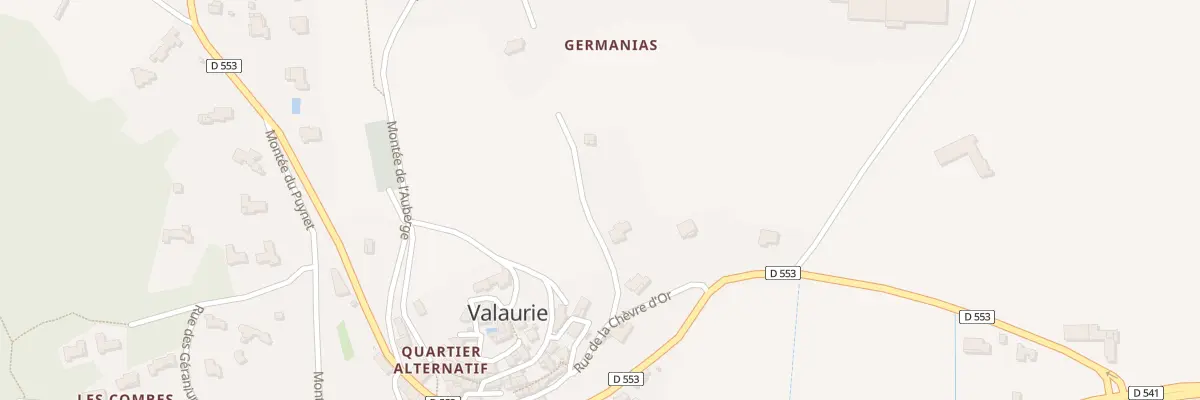 Plan du 5006 Germanias à Valaurie