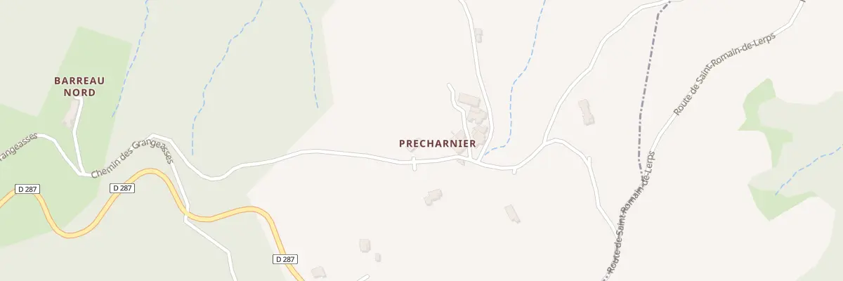 Plan du 340 Che de Précharnier à Saint-Romain-de-Lerps