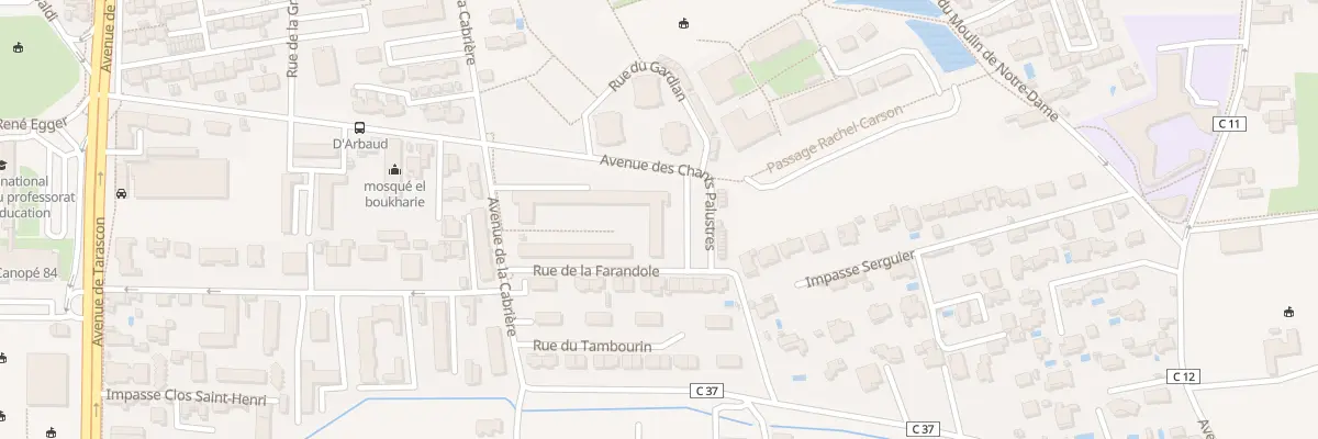 Plan du 4 Pl de la Camargue à Avignon