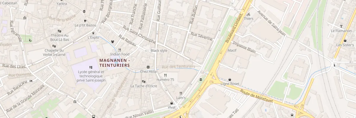 Plan du 40 Rue Saint-Christophe à Avignon