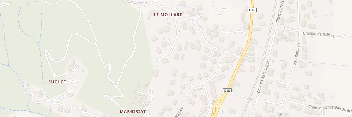 Plan du 25 Rue de la Rochette Pce Mollard à Saint-Jean-de-Muzols