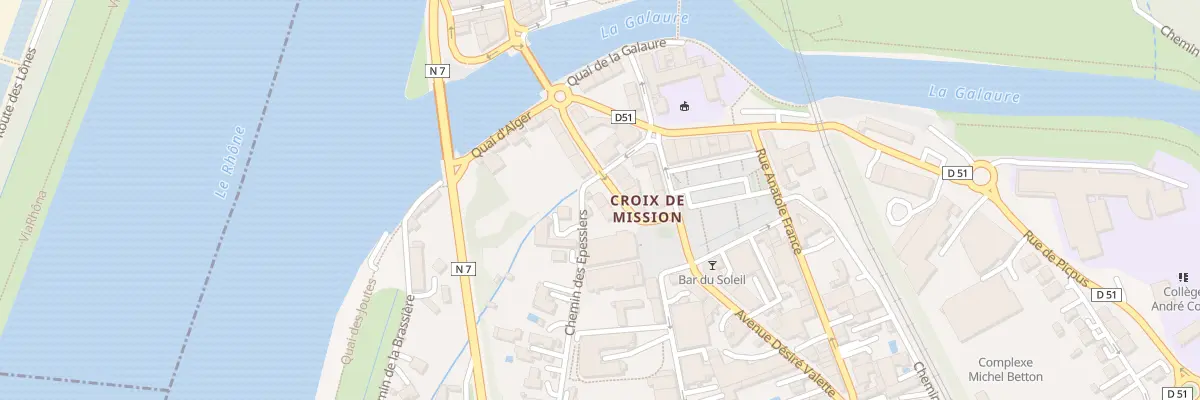 Plan du 10 Av Désiré Valette à Saint-Vallier