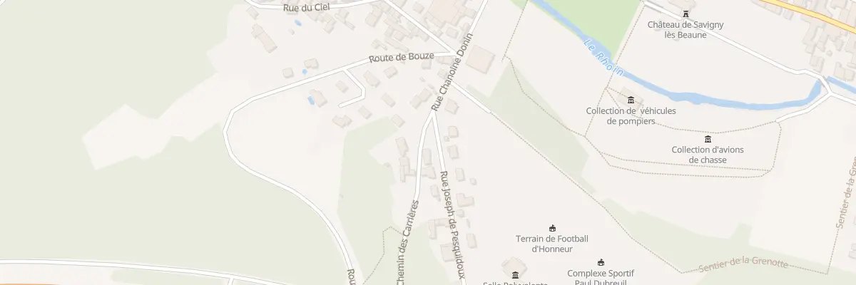 Plan du 2 Rue Joseph de Pesquidoux à Savigny-lès-Beaune