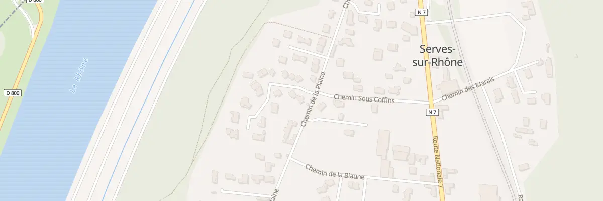 Plan du 1 Imp Hospitaliere I à Serves-sur-Rhône