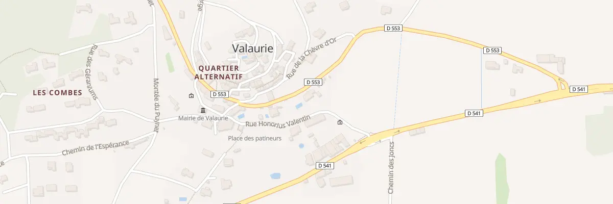 Plan du 2 Rte de Grignan à Valaurie