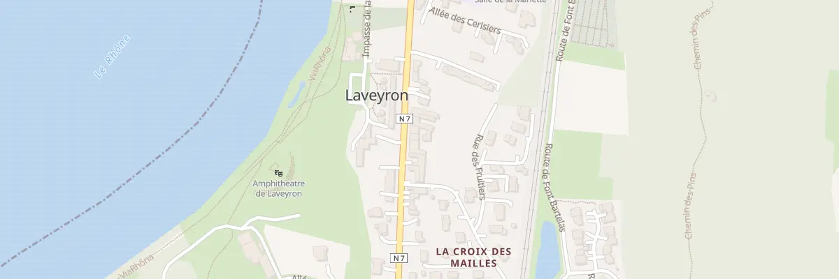 Plan du 512 Av de la Croix des Mailles à Laveyron