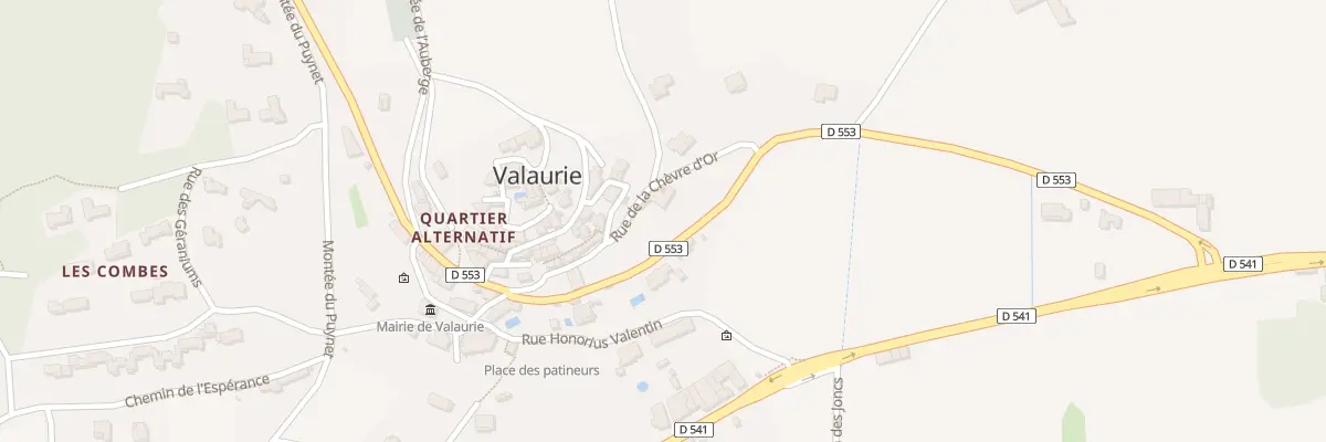 Plan du 4 Rue de la Chêvre d’Or à Valaurie