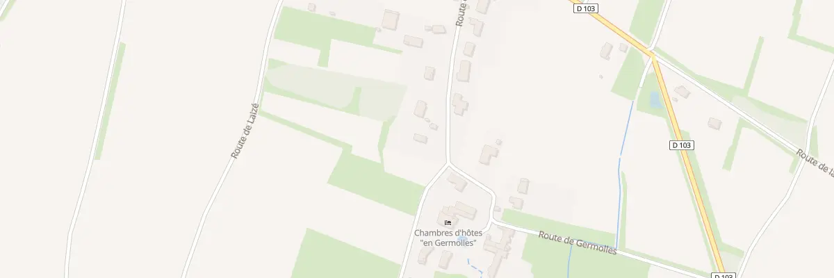 Plan du 266 Rte de Germolles à Clessé