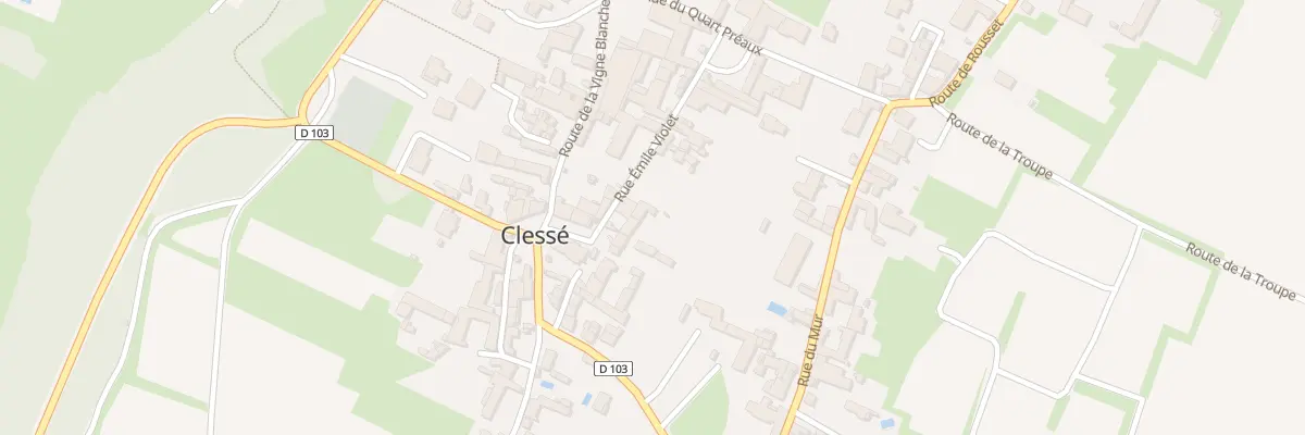 Plan du 117 Rue Émile Violet à Clessé