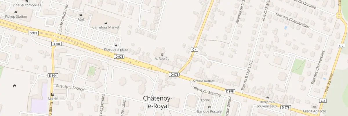 Plan du 40 Av General de Gaulle à Châtenoy-le-Royal