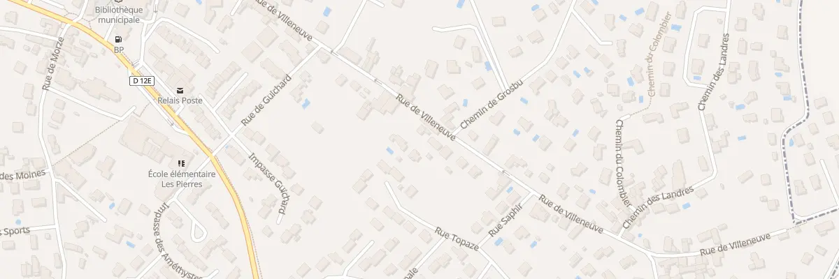 Plan du 37 Rue de Villeneuve à Ternay