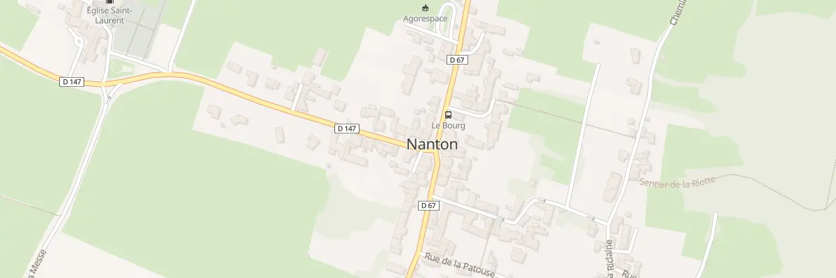 Plan du 671 Rue du 4 Septembre 1944 à Nanton