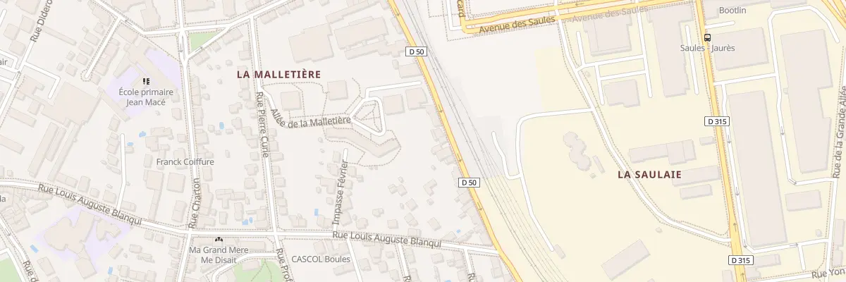 Plan du 23 Rue Louis Aulagne à Oullins-Pierre-Bénite