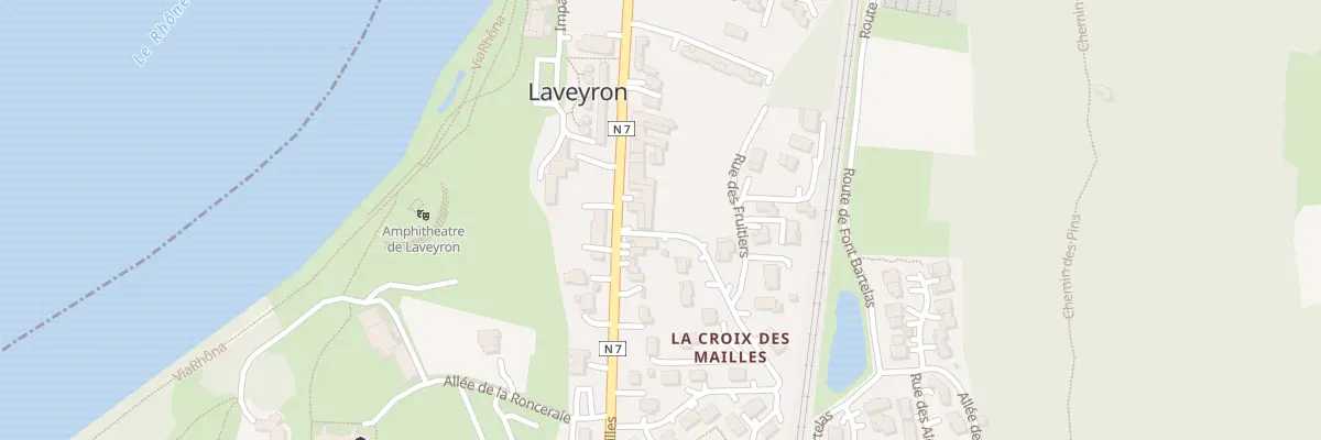 Plan du 486 Av de la Croix des Mailles à Laveyron