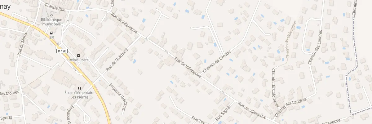 Plan du 24 Rue de Villeneuve à Ternay