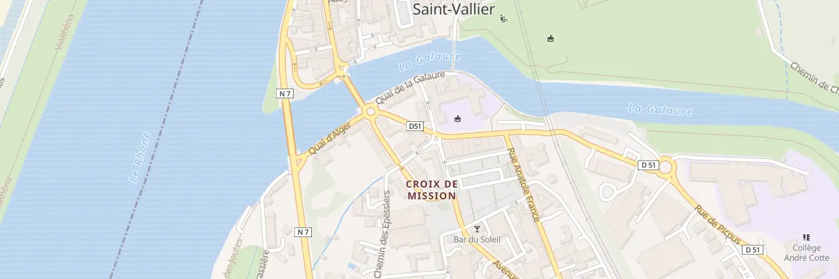 Plan du 3 Rue des Tanneries à Saint-Vallier