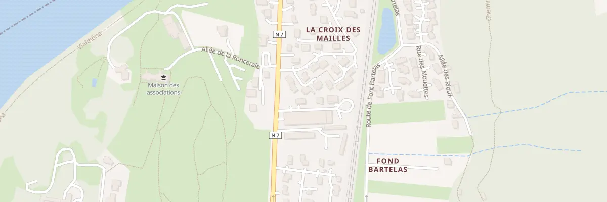 Plan du 41 Imp de la Rochetaillée à Laveyron