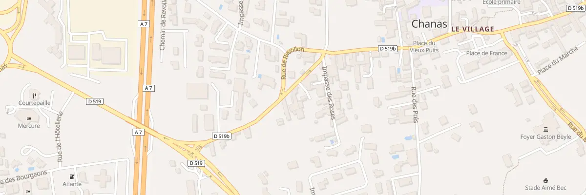 Plan du 37 Rue du Dauphiné à Chanas