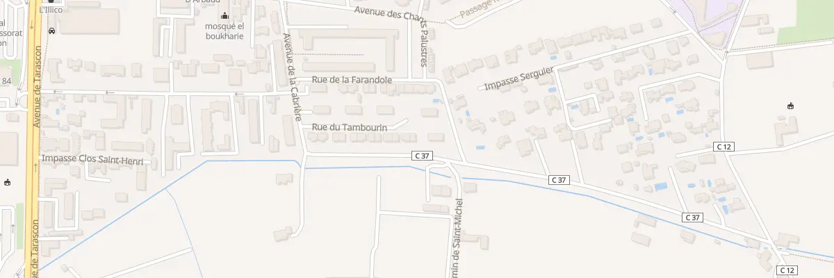 Plan du 24 Rue du Tambourin à Avignon