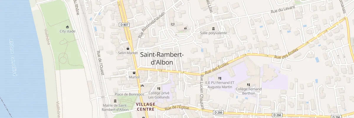Plan du 4A Rue de la Forge à Saint-Rambert-d’Albon