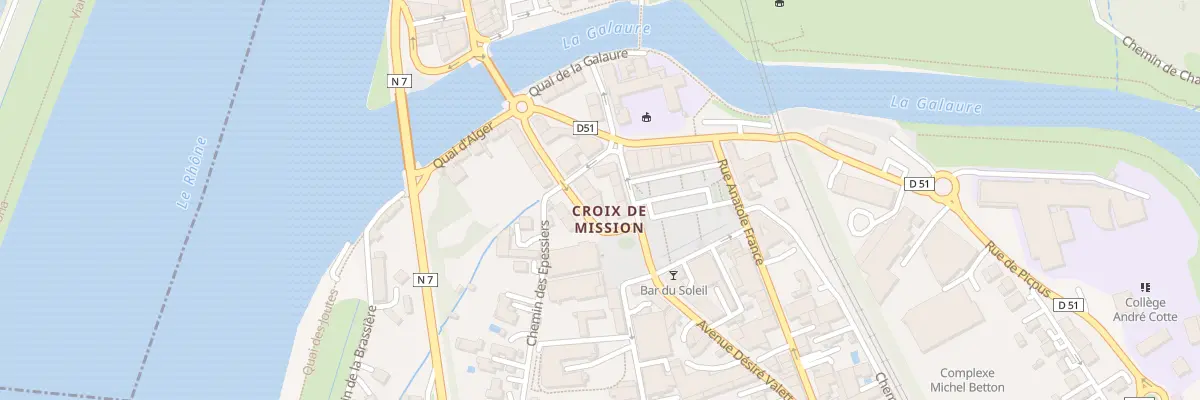 Plan du 11 Av Désiré Valette à Saint-Vallier