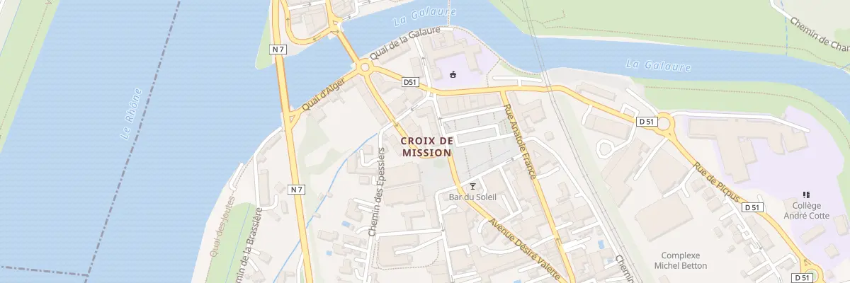 Plan du 15 Av Désiré Valette à Saint-Vallier