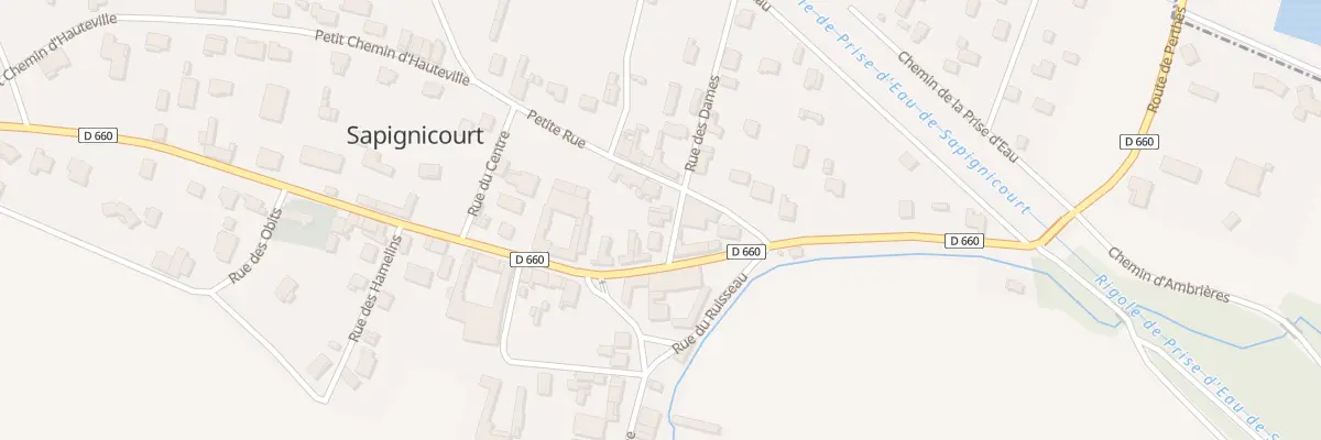 Plan du 3 Rue des Dames à Sapignicourt
