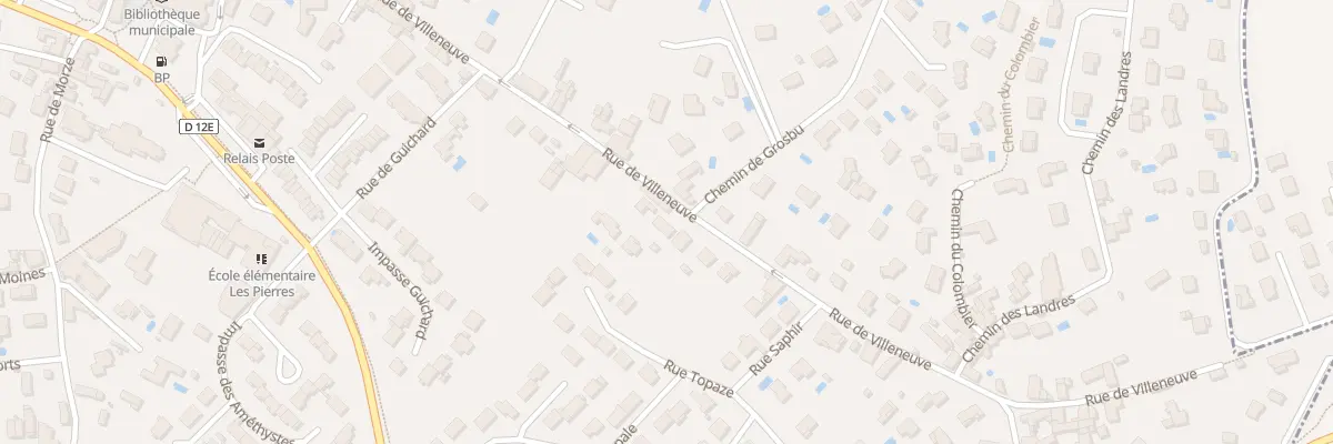 Plan du 33 Rue de Villeneuve à Ternay