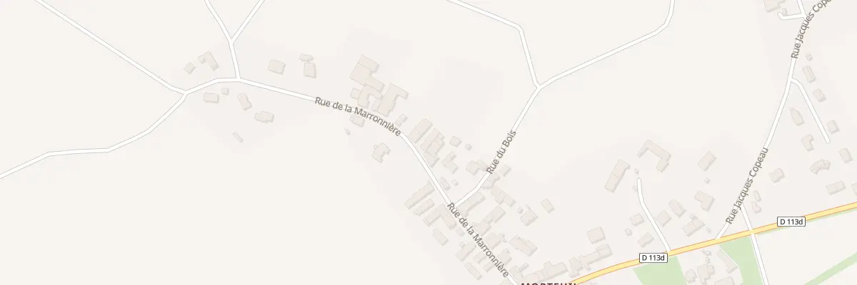 Plan du 14 Rue de la Marronnière à Merceuil