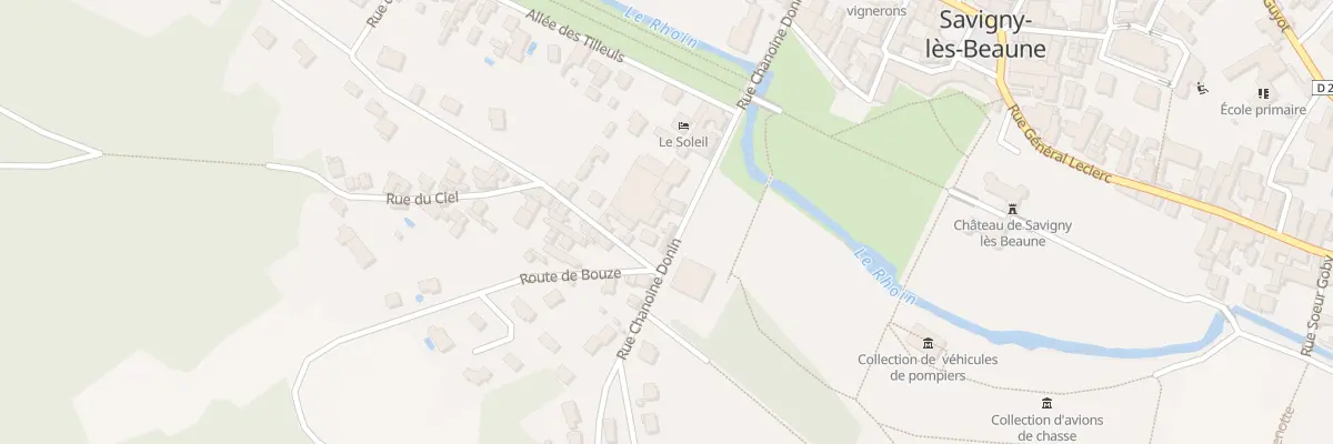 Plan du 16 Rue Chanoine Donin à Savigny-lès-Beaune