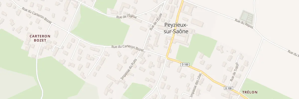 Plan du 54 Rue du Carteron Bozet à Peyzieux-sur-Saône