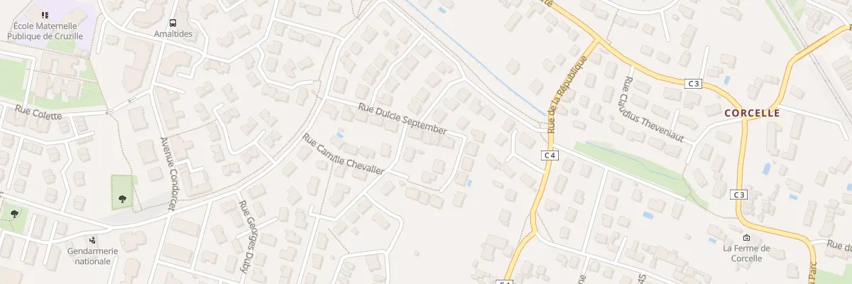 Plan du 12 Rue Dulcie September à Châtenoy-le-Royal