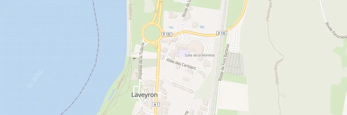 Plan du 85 Rue des Ecoles à Laveyron