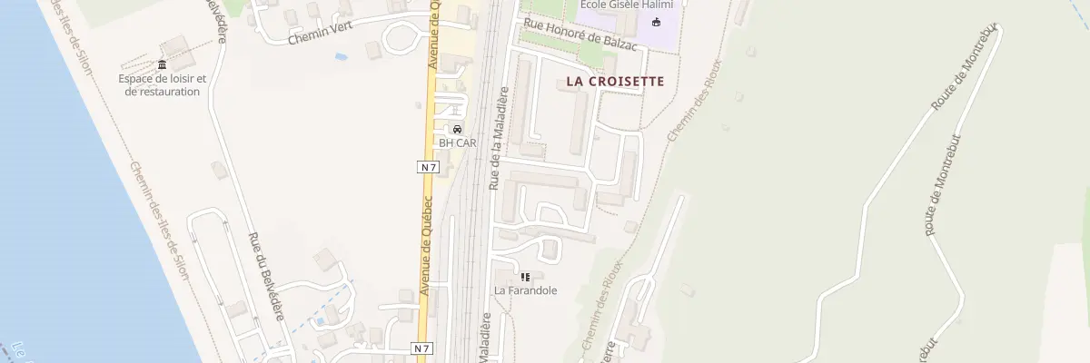 Plan du 9001 Imm Les Roses à Saint-Vallier
