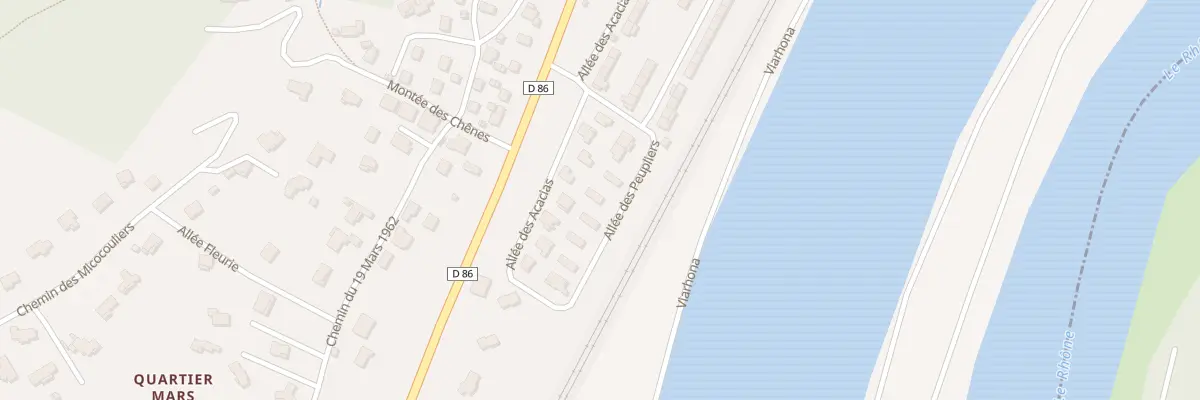 Plan du 7 All des Peupliers à Saint-Georges-les-Bains