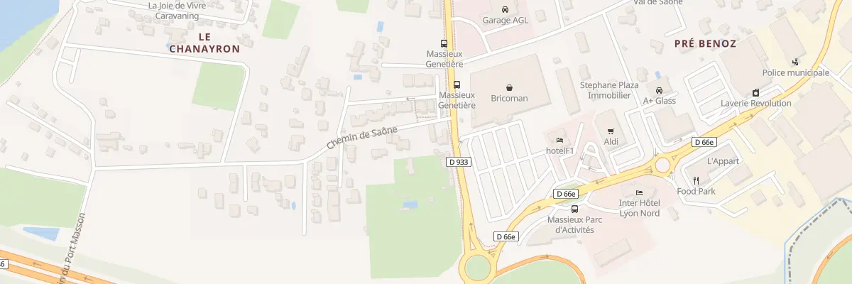 Plan du 31 Che de Saône à Massieux