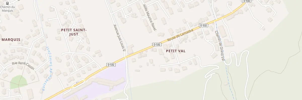 Plan du 61B Rte de Lamastre à Tournon-sur-Rhône