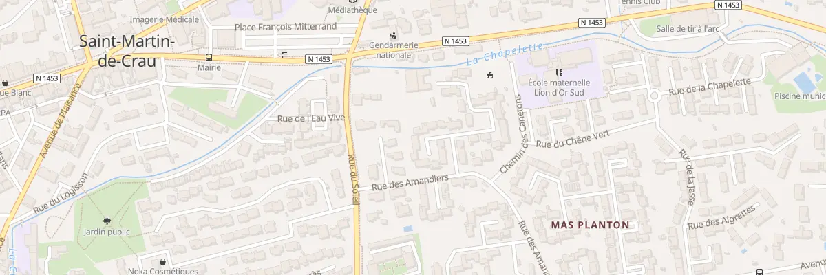 Plan du 8 Rue Chantegrive à Saint-Martin-de-Crau