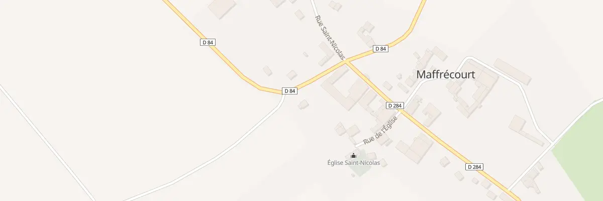 Plan du 1 Rte de Dommartin à Maffrécourt