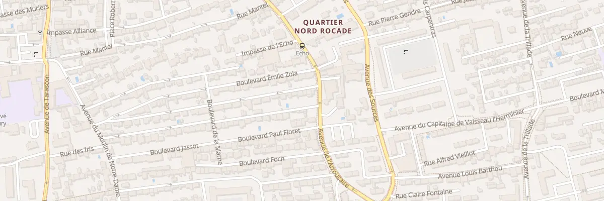Plan du 40B Bd Anatole France à Avignon