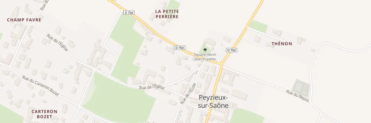 Plan du 85 Rte du Beaujolais à Peyzieux-sur-Saône