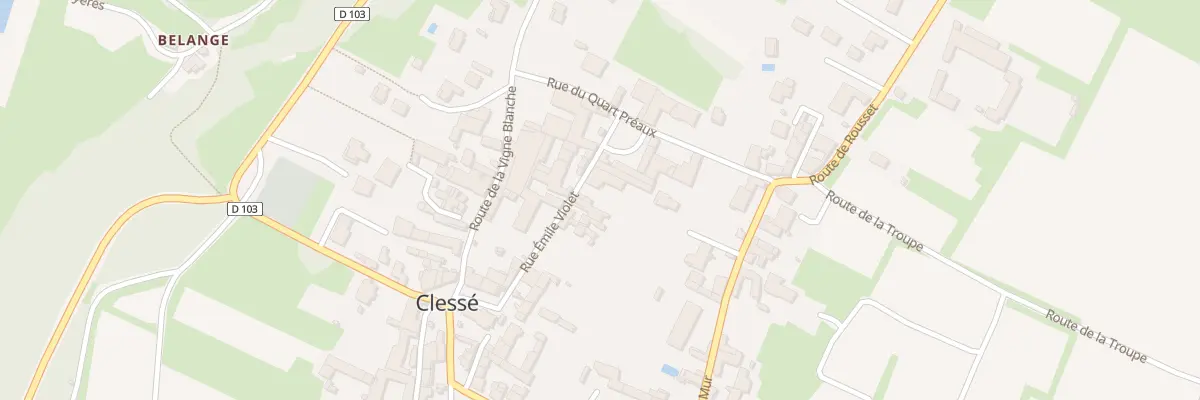 Plan du 45 Rue Émile Violet à Clessé