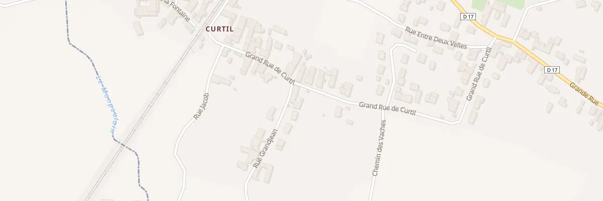 Plan du 11 Grande Rue de Curtil à Bligny-lès-Beaune