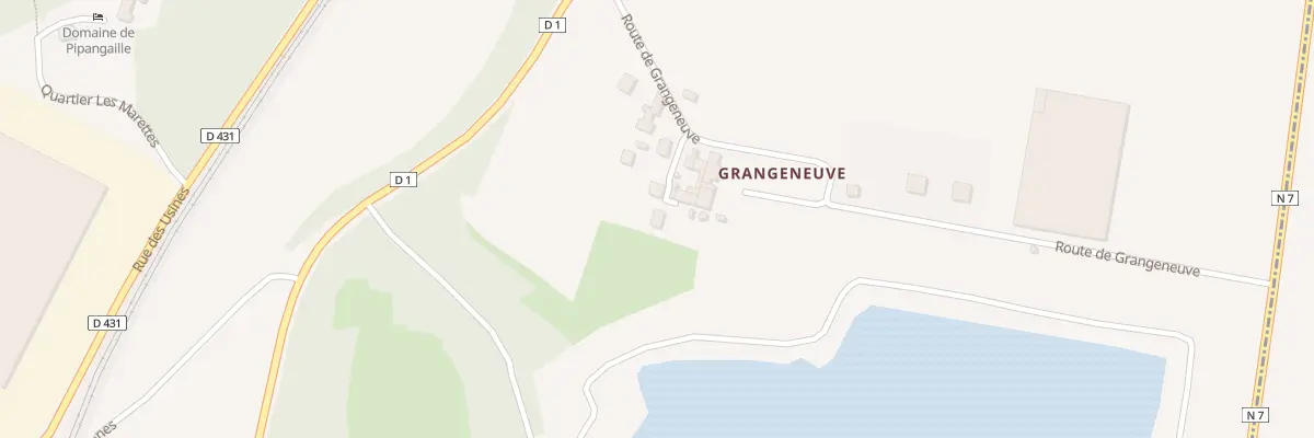 Plan du 5142 Grangeneuve à Andancette