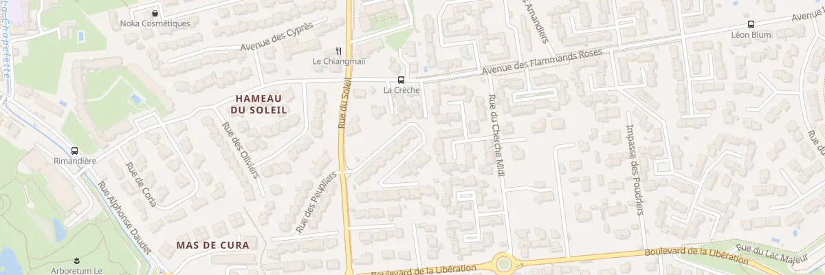 Plan du 14 Rue du Bosquet à Saint-Martin-de-Crau