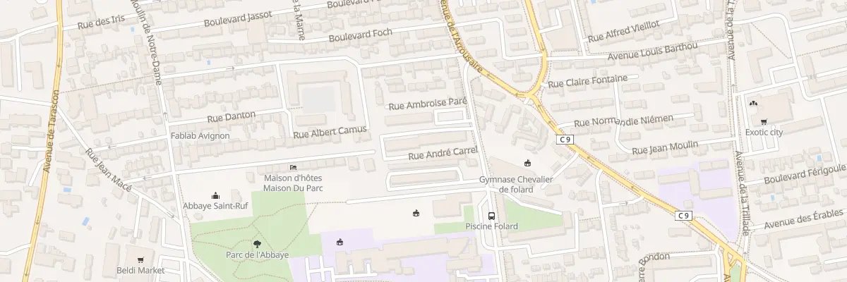Plan du 1 Rue Alexis Carrel à L’Isle-sur-la-Sorgue