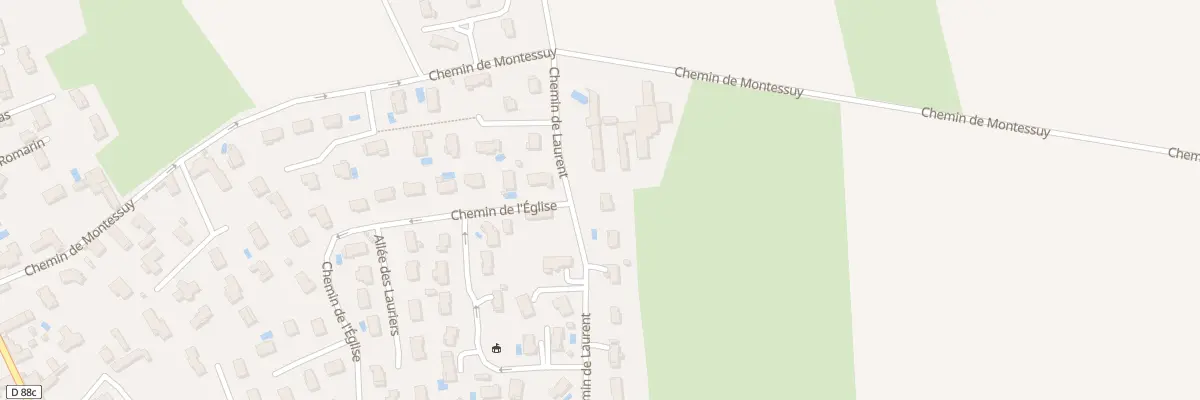 Plan du 346 Che Laurent à Misérieux