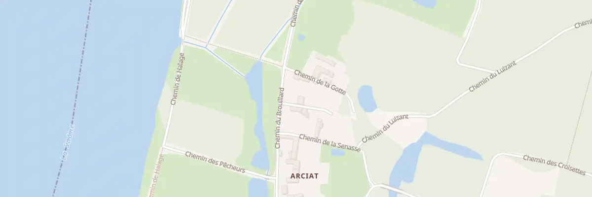 Plan du 39 Che du Barrage à Cormoranche-sur-Saône