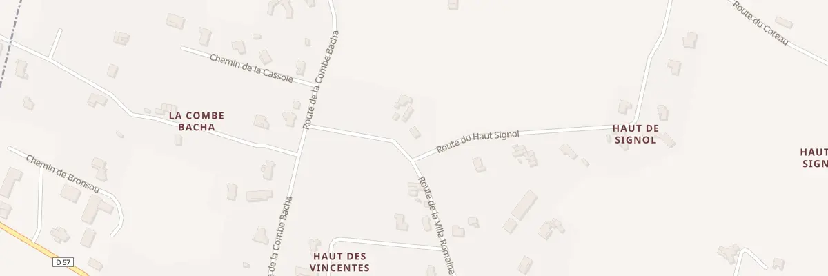 Plan du 5155 Haut de Signol à Cliousclat